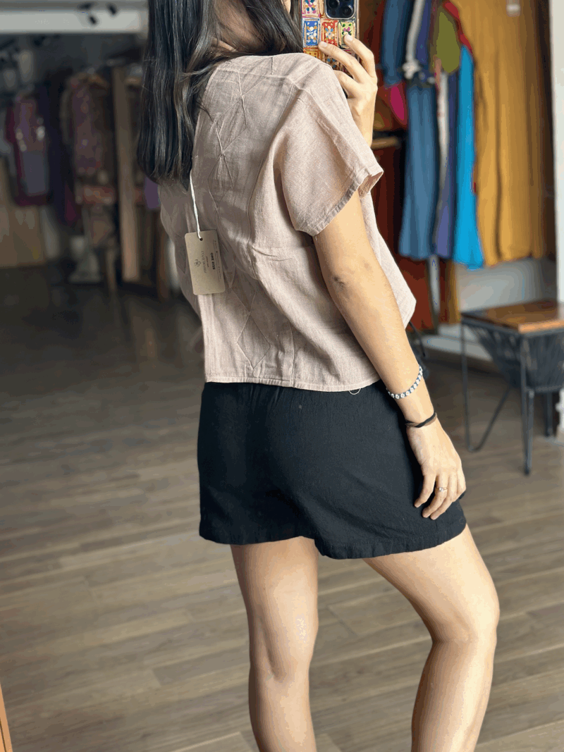 Falda Short Lucia Negra - Imagen 3